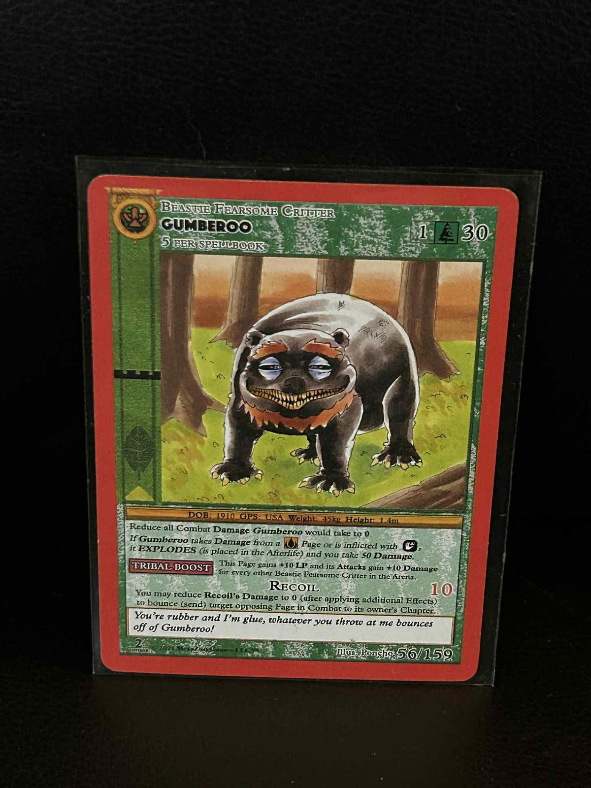 Gumberoo 56/159 - Second Edition Cryptid Nation: Second Edition MetaZoo