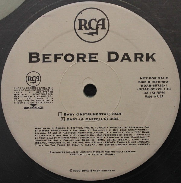 Before Dark - Baby (12") (Very Good Plus (VG+))