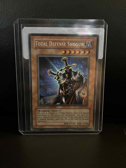 Total Defense Shogun - CT1-EN001 - Secret Rare - Limited Edition 2004 Collectors