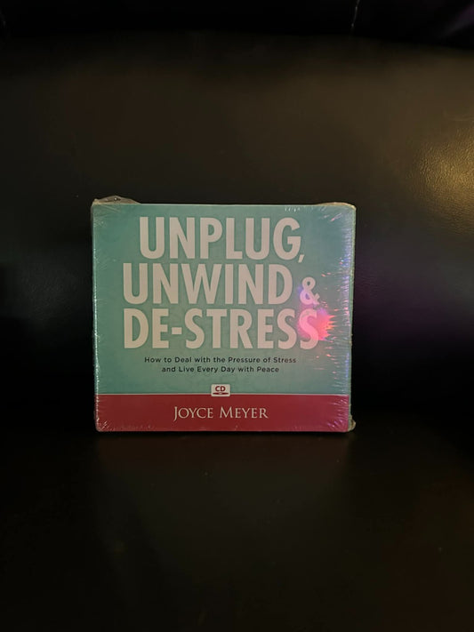 Unplug, Unwind & De-Stress Audiobook Joyce Meyer Sealed