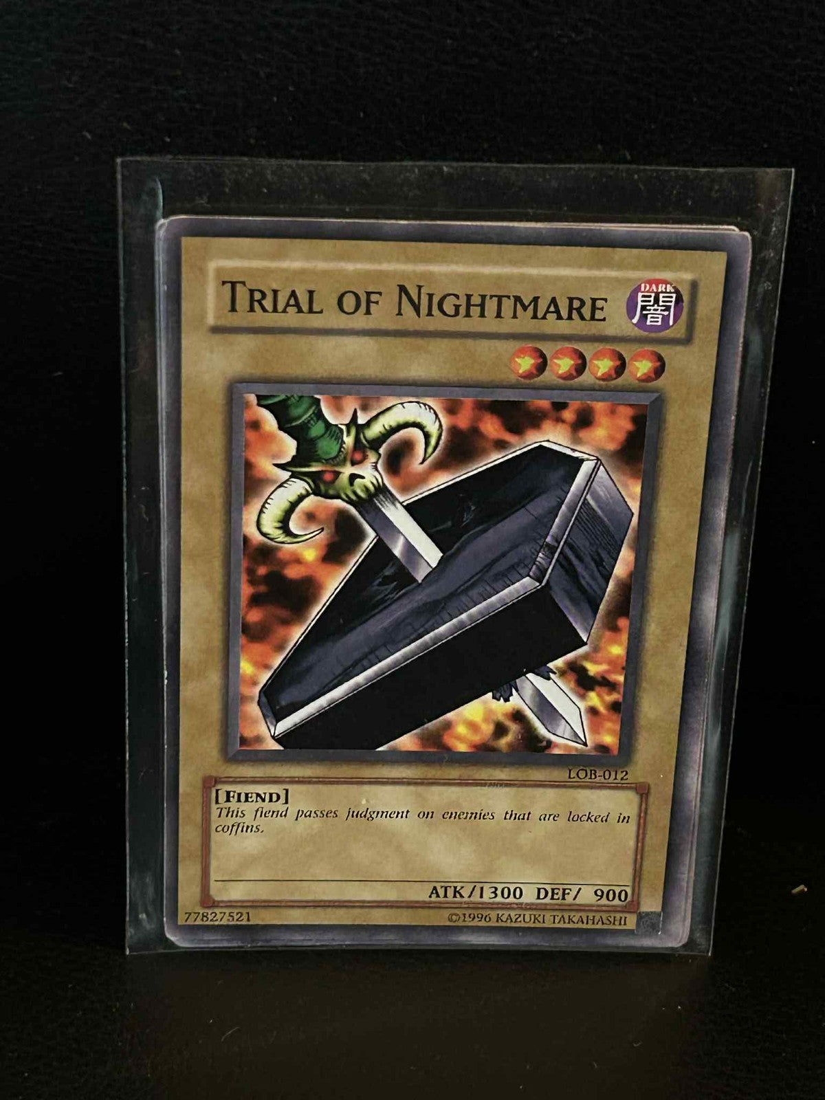 Trial of Nightmare - LOB-012 - Common - Unlimited Edition Legend of Blue Eyes Wh