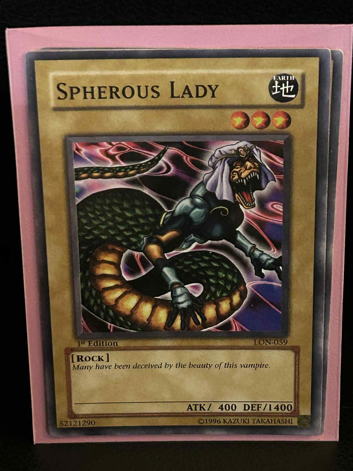 Spherous Lady - LON-059 - Common - 1st Edition Labyrinth of Nightmare Yu-Gi-Oh!