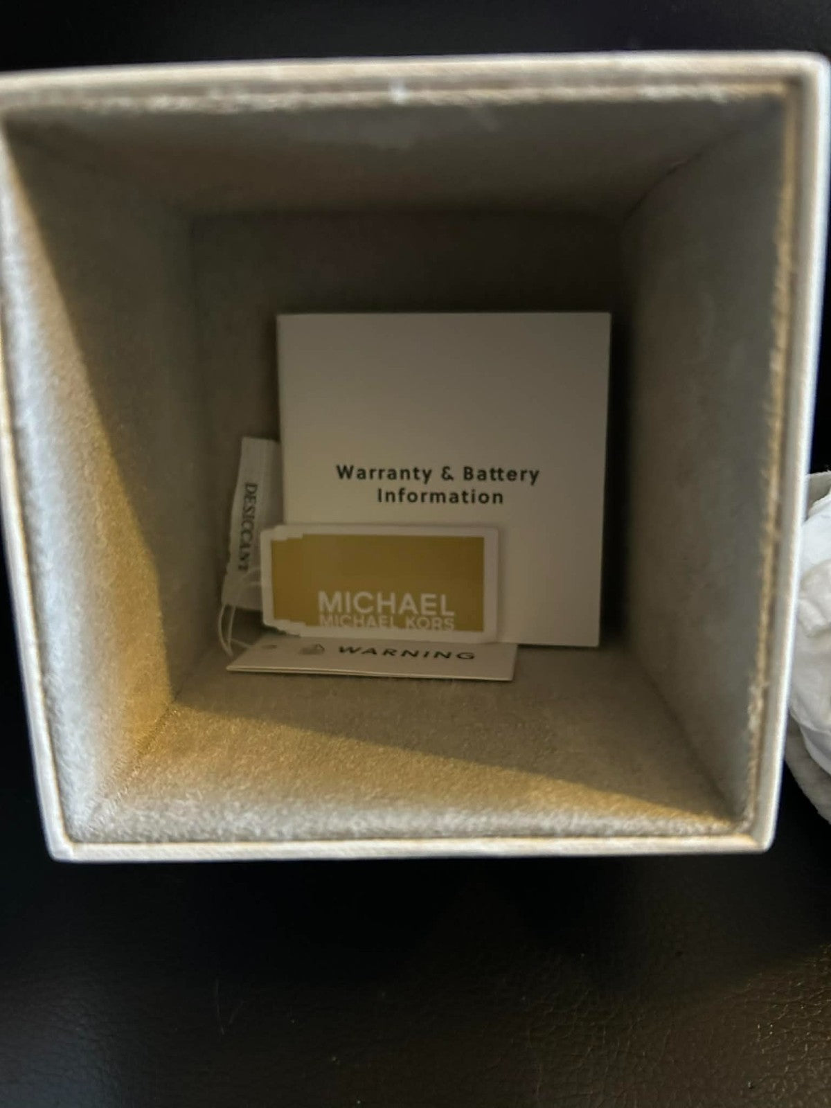 Michael Kors Uhr Maritime MK9205 Herren Blau 200M geprüft mit Box & Papieren