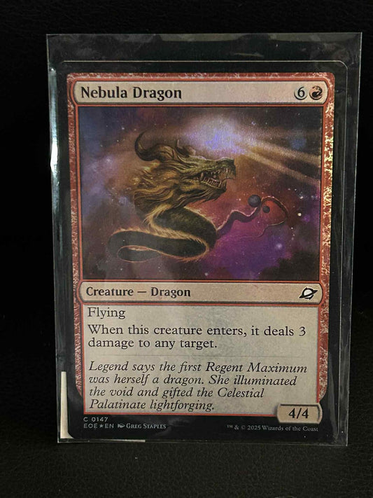 Nebula Dragon - Foil Edge of Eternities Magic: The Gathering Near Mint, English