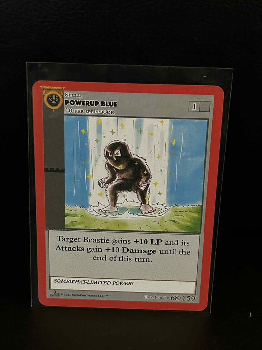 Powerup Blue 68/159 - Second Edition Cryptid Nation: Second Edition MetaZoo Ligh
