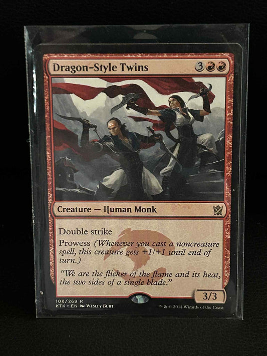 Dragon-Style Twins Khans of Tarkir Magic: The Gathering Lightly Played, English