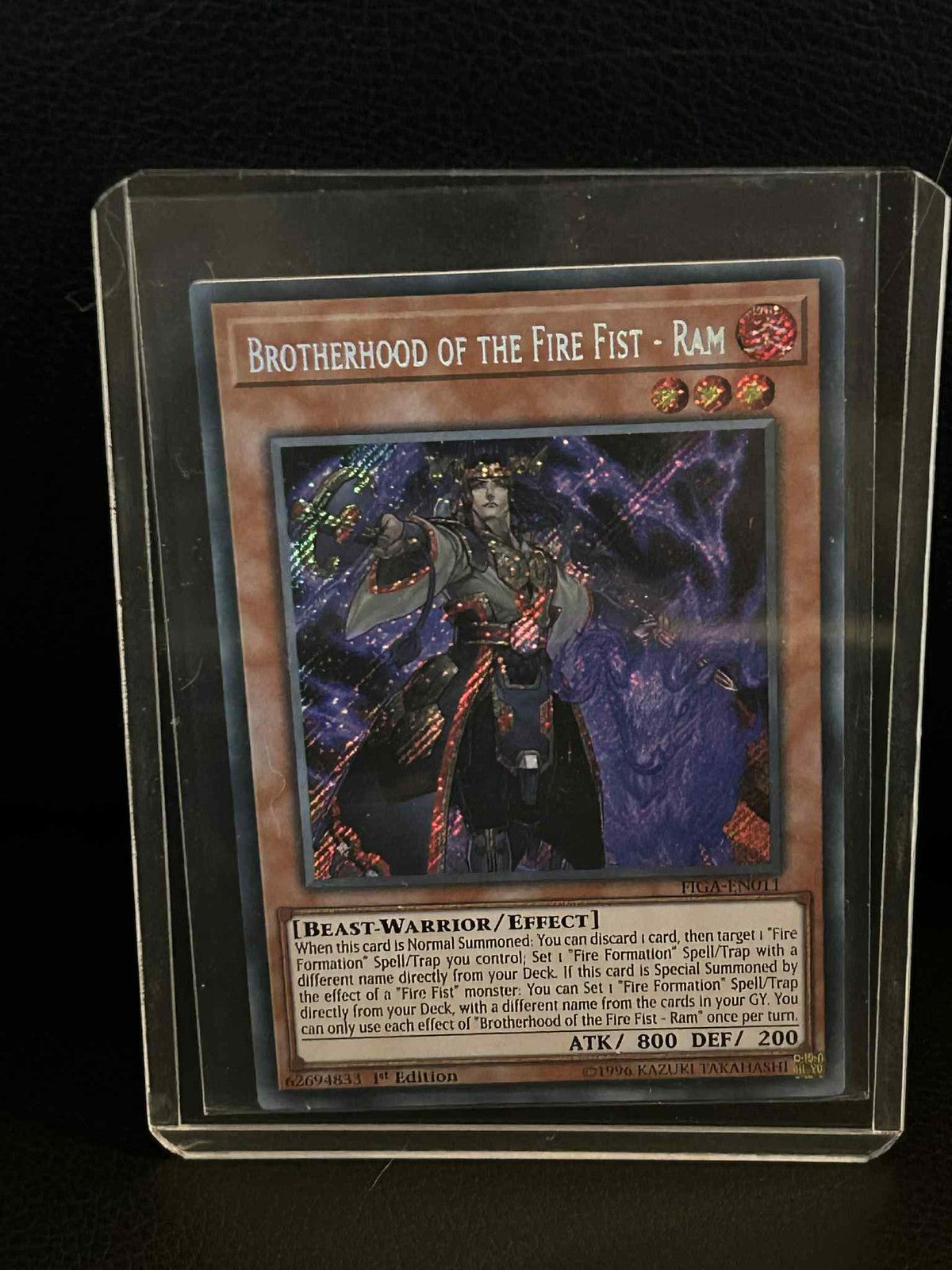 Brotherhood of the Fire Fist - Ram - FIGA-EN011 - Secret Rare - 1st Edition Fist