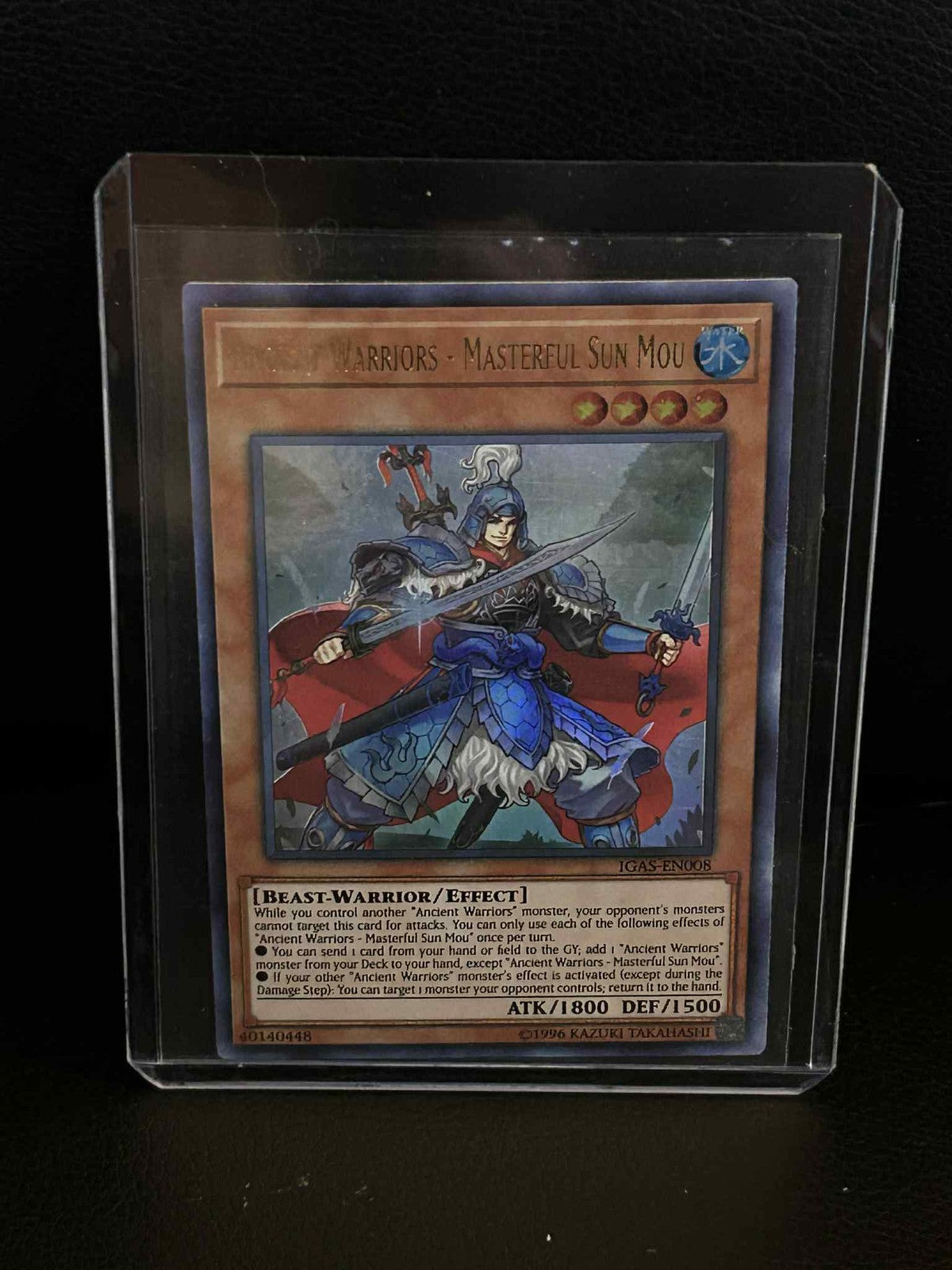 Ancient Warriors - Masterful Sun Mou - IGAS-EN008 - Ultra Rare - Unlimited Editi
