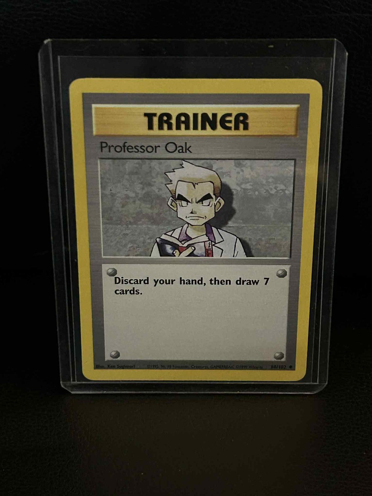 Professor Oak - 88/102 - Uncommon - Unlimited Edition Base Set Pokemon