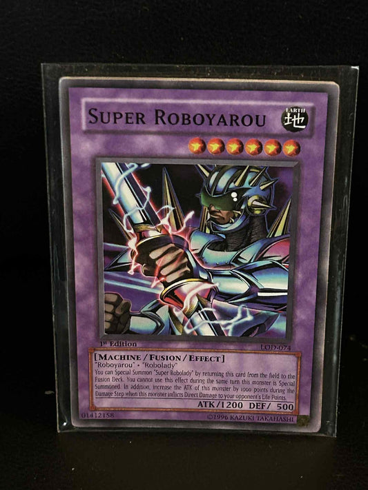 Super Roboyarou - LOD-074 - Common - 1st Edition Legacy of Darkness Yu-Gi-Oh! Mo