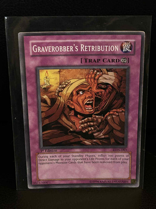 Graverobber's Retribution - LON-083 - Common - 1st Edition Labyrinth of Nightmar