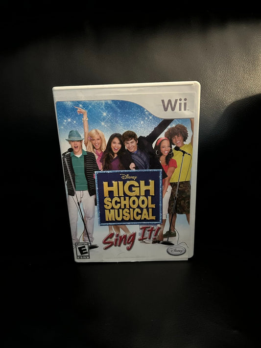 High School Musical: Sing It (Nintendo Wii, 2007) Video Game