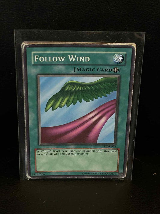 Follow Wind - LOB-098 - Common - Unlimited Edition Legend of Blue Eyes White Dra