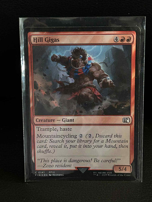 Hill Gigas - Foil Final Fantasy Magic: The Gathering Lightly Played, English
