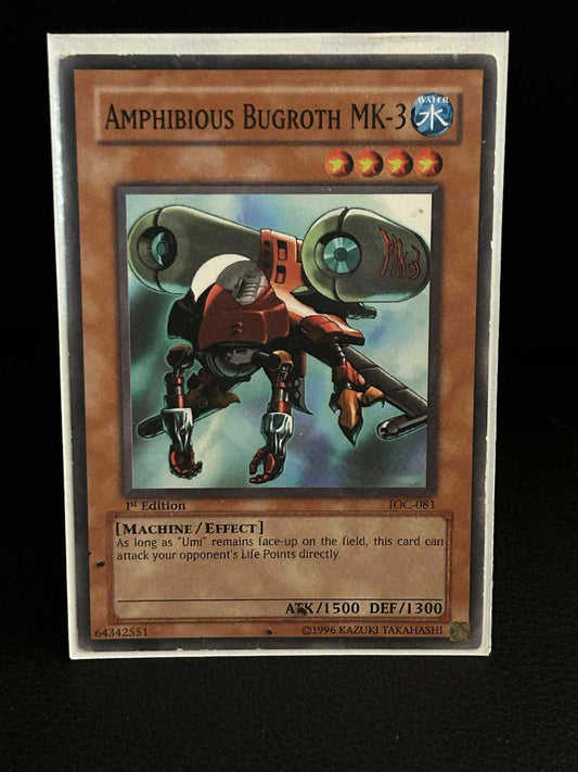 Amphibious Bugroth MK-3 - IOC-081 - Common - 1st Edition Invasion of Chaos Yu-Gi