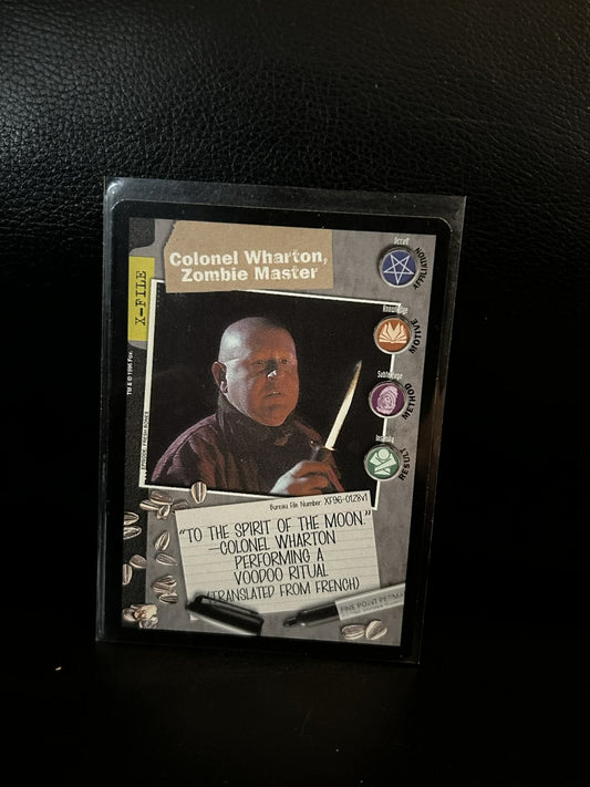 Colonel Wharton, Zombie Master Premier Edition X-Files Light Play