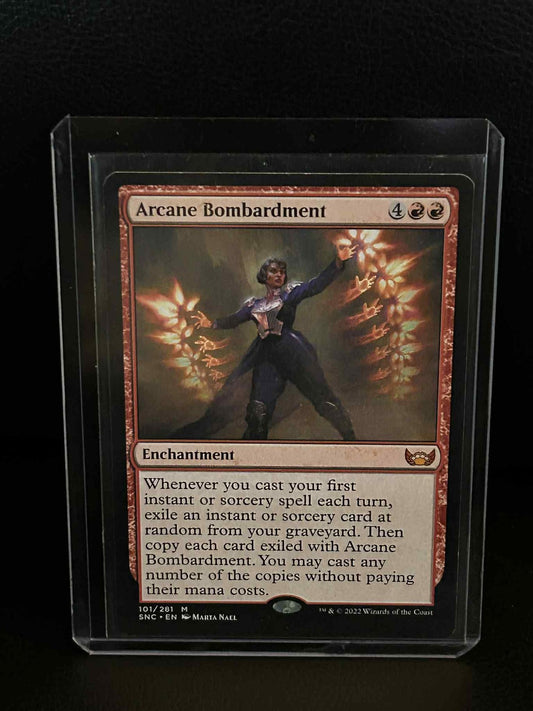 Arcane Bombardment Streets of New Capenna Magic: the Gathering Lightly Played, E
