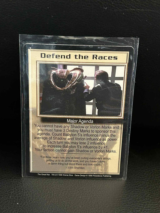Defend the Races The Great War Babylon 5 Light Play