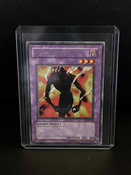 Flame Ghost - LOB-029 - Rare - Unlimited Edition Legend of Blue Eyes White Drago