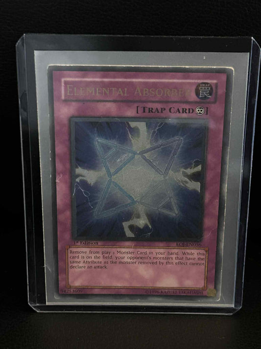 Elemental Absorber - EOJ-EN056 - Ultimate Rare - 1st Edition Enemy of Justice Yu