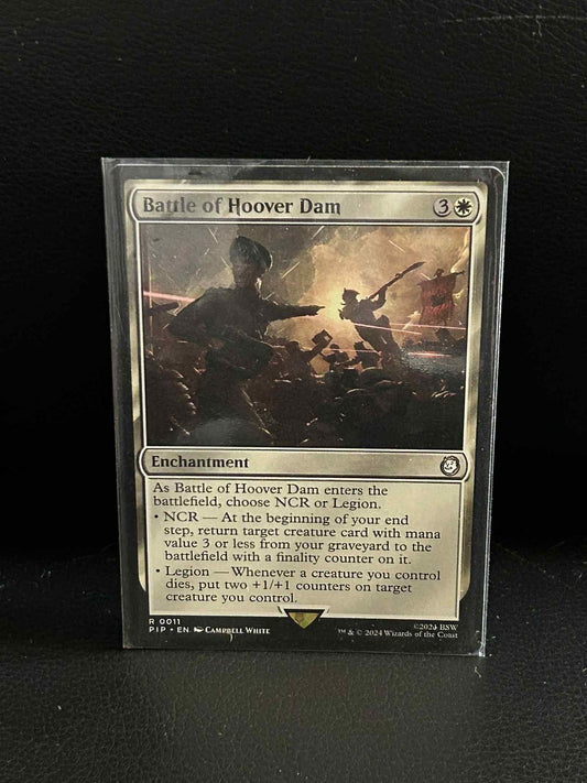 Battle of Hoover Dam Universes Beyond: Fallout Magic: the Gathering Lightly Play