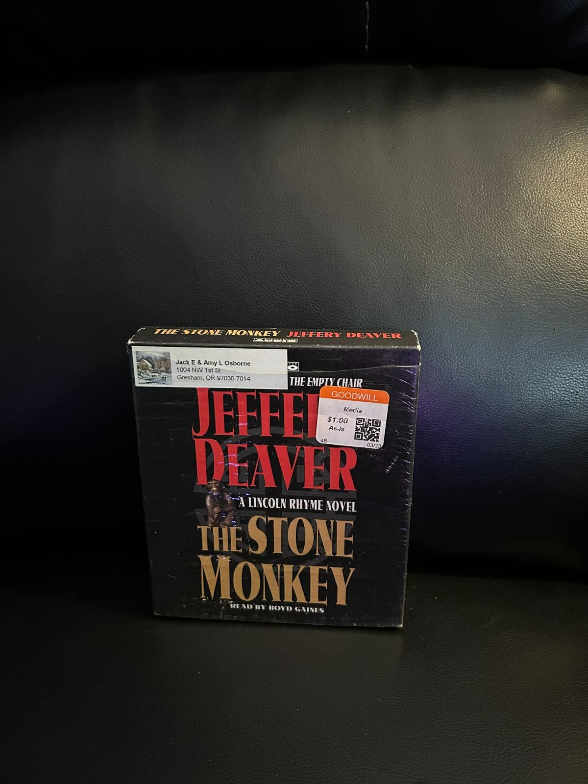 Lincoln Rhyme Ser.: The Stone Monkey by Jeffery Deaver Audiobook