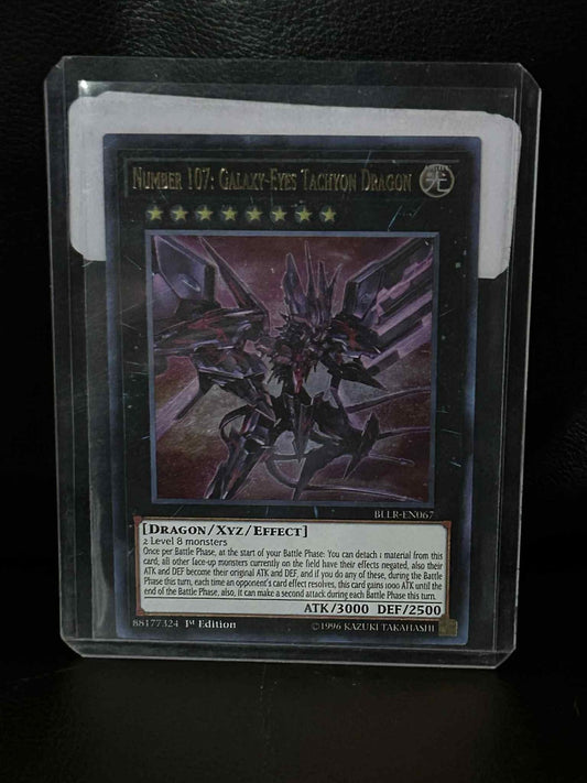Number 107: Galaxy-Eyes Tachyon Dragon - BLLR-EN067 - Ultra Rare - 1st Edition B