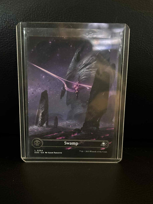 Swamp (0264) - Borderless Edge of Eternities Magic: The Gathering