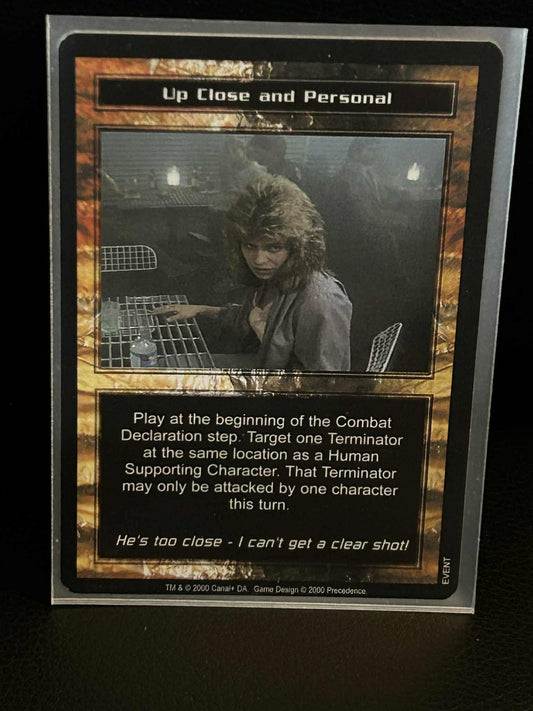 Up Close and Personal Base Set Terminator Light Play