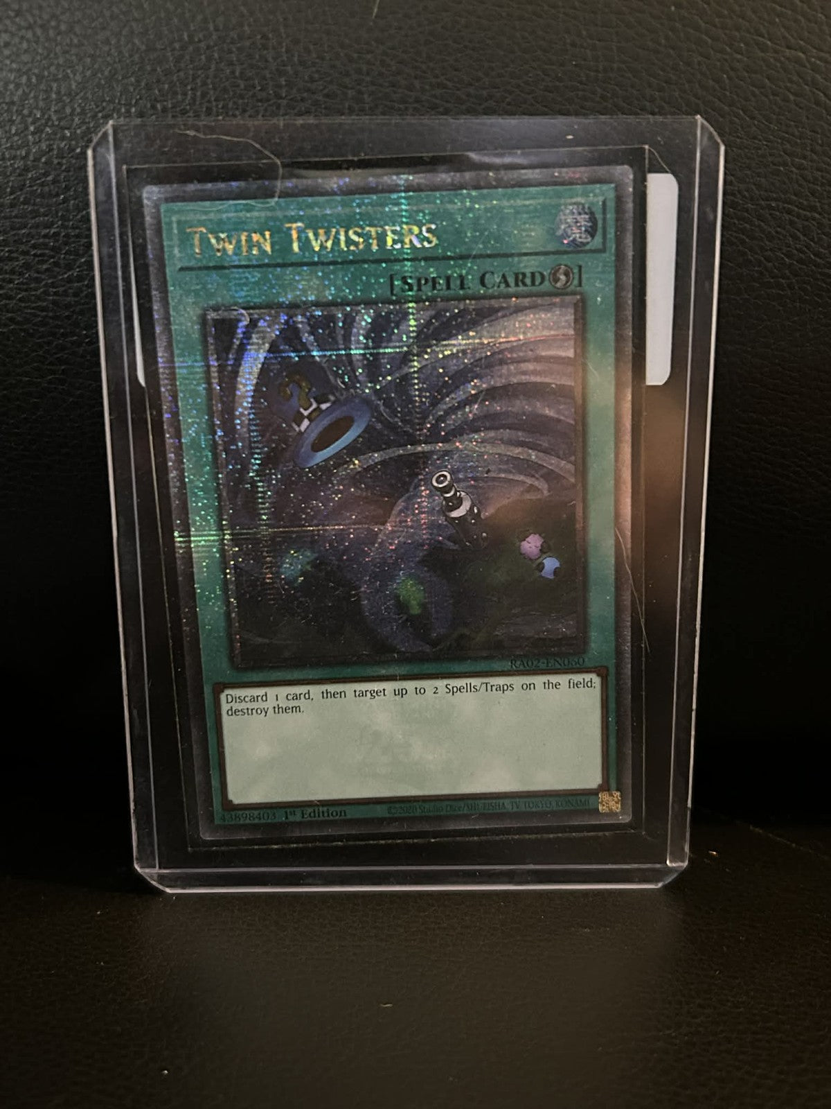 Twin Twisters - RA02-EN060 - Quarter Century Secret Rare - 1st Edition 25th Anni