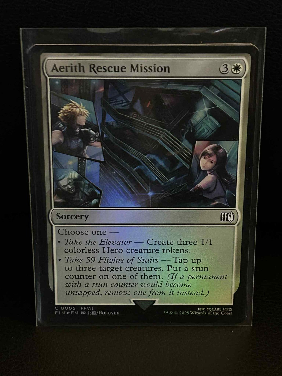 Aerith Rescue Mission - Foil Final Fantasy Magic: the Gathering Lightly Played,