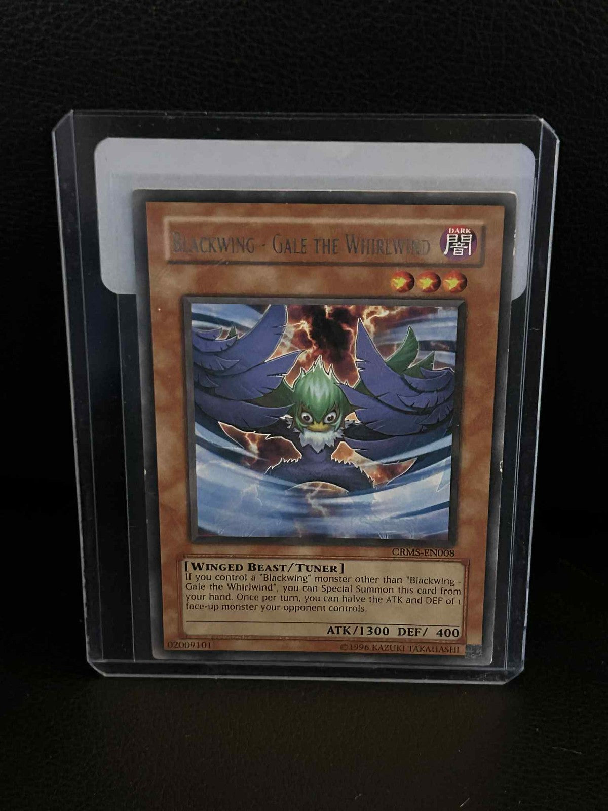 Blackwing - Gale the Whirlwind - CRMS-EN008 - Rare - Unlimited Edition Crimson C