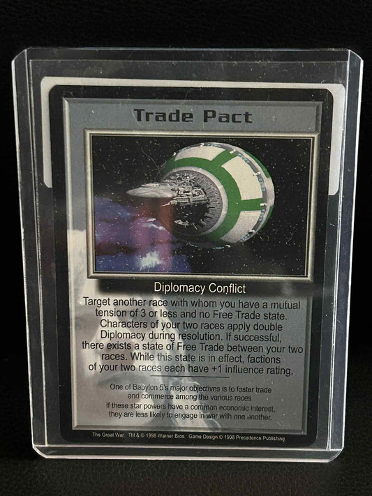 Trade Pact The Great War Babylon 5 Light Play