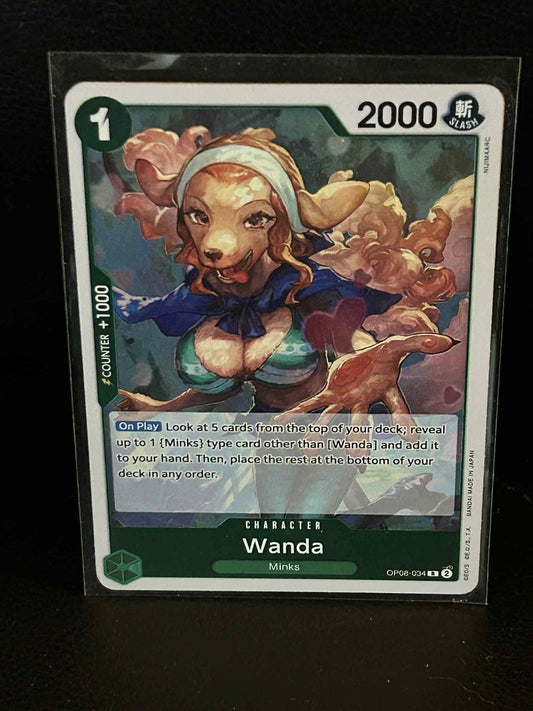 Wanda - OP08-034 - R - Foil Two Legends One Piece Lightly Played