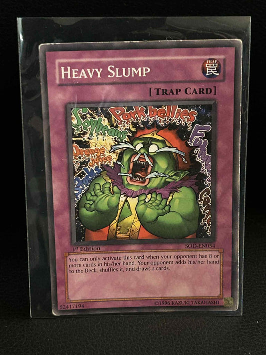 Heavy Slump - SOD-EN054 - Common - 1st Edition Soul of the Duelist Yu-Gi-Oh! Mod