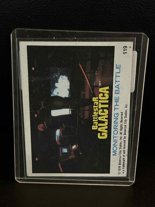 Monitoring the Battle #119 1978 Topps Battlestar Galactica Moderately Played