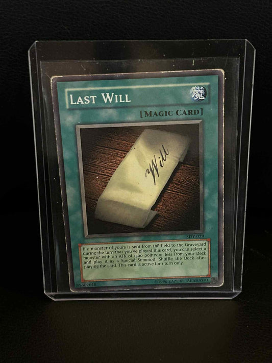 Last Will - SDY-039 - Common - Unlimited Edition Starter Deck: Yugi Yu-Gi-Oh!