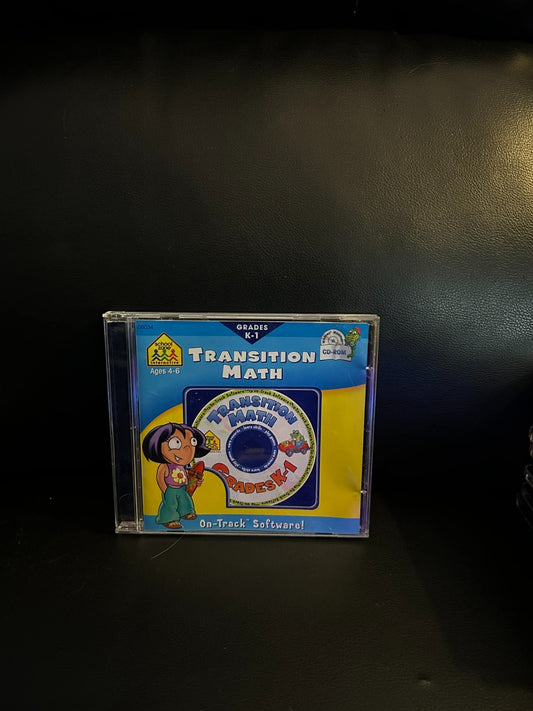 School Zone Transition Math K-1 PC Video Game