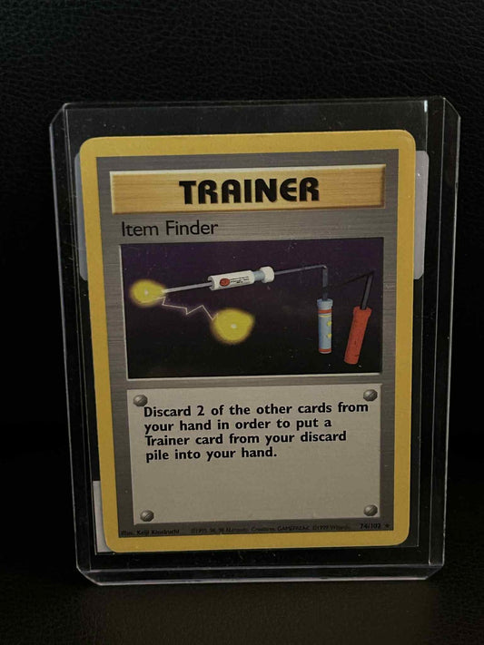 Item Finder - 74/102 - Rare - Unlimited Edition Base Set Pokemon Moderately Play