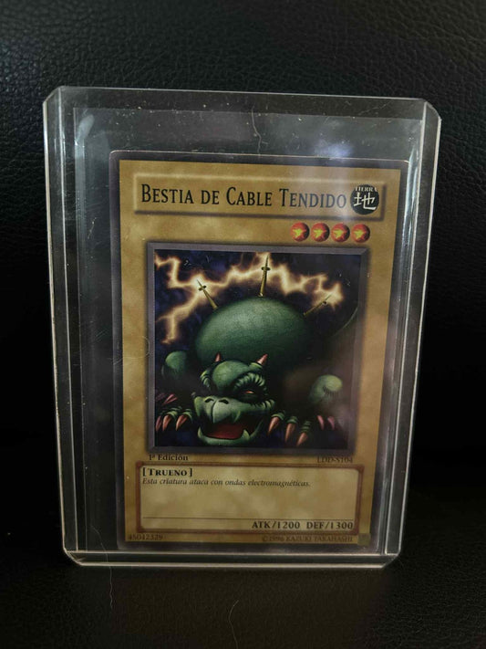 Tripwire Beast - LOB-104 - Common - 1st Edition Legend of Blue Eyes White Dragon