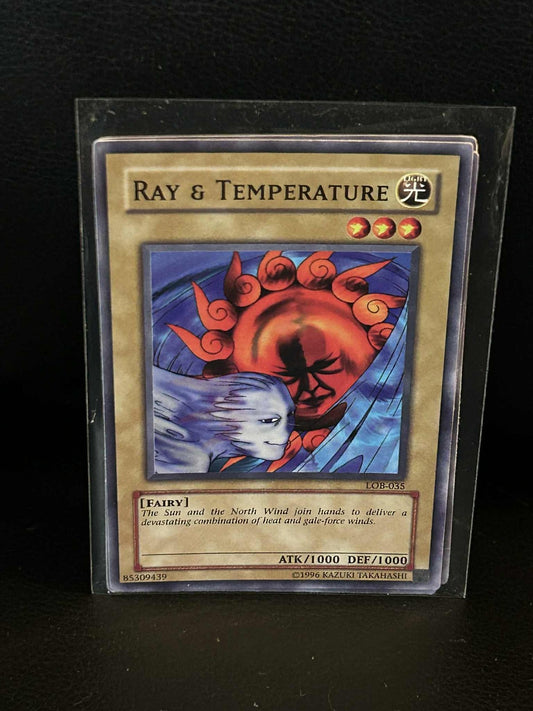 Ray & Temperature - LOB-035 - Common - Unlimited Edition Legend of Blue Eyes Whi