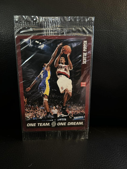 Scottie Pippen #8 2000-01 Franz Portland Trail Blazers Basketball Leicht bespielte Sammelkarte