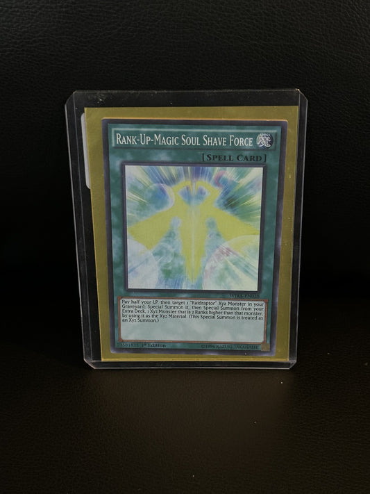 Rank-Up-Magic Soul Shave Force - WIRA-EN028 - Super Rare - 1st Edition Wing Raid