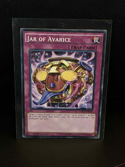 Jar of Avarice - LDK2-ENK38 - Common - 1st Edition Legendary Decks II Yu-Gi-Oh!