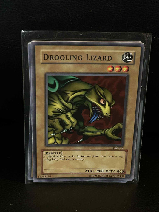 Drooling Lizard - LOB-115 - Common - Unlimited Edition Legend of Blue Eyes White