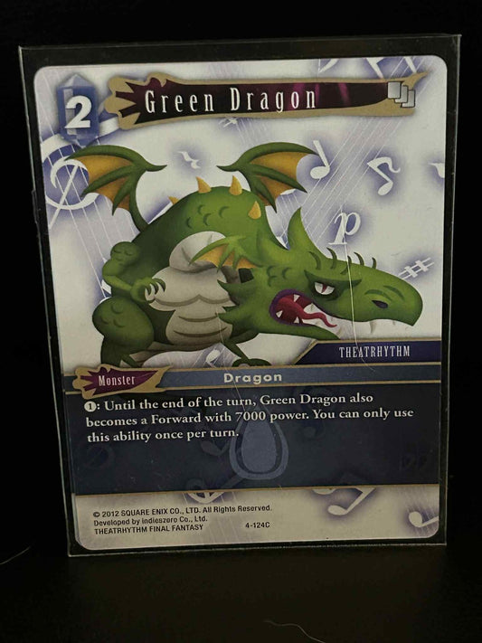 Green Dragon - 4-124C Opus 4 Final Fantasy Lightly Played