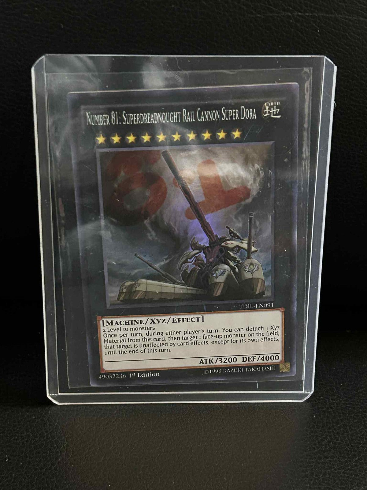 Number 81: Superdreadnought Rail Cannon Super Dora - TDIL-EN091 - Super Rare - 1