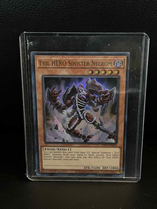 Evil HERO Sinister Necrom - LDS3-EN026 - Ultra Rare - 1st Edition Legendary Duel