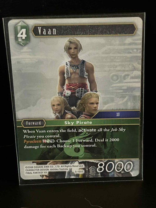 Vaan (Starter) - 5-155S - S Opus 5 Final Fantasy Lightly Played