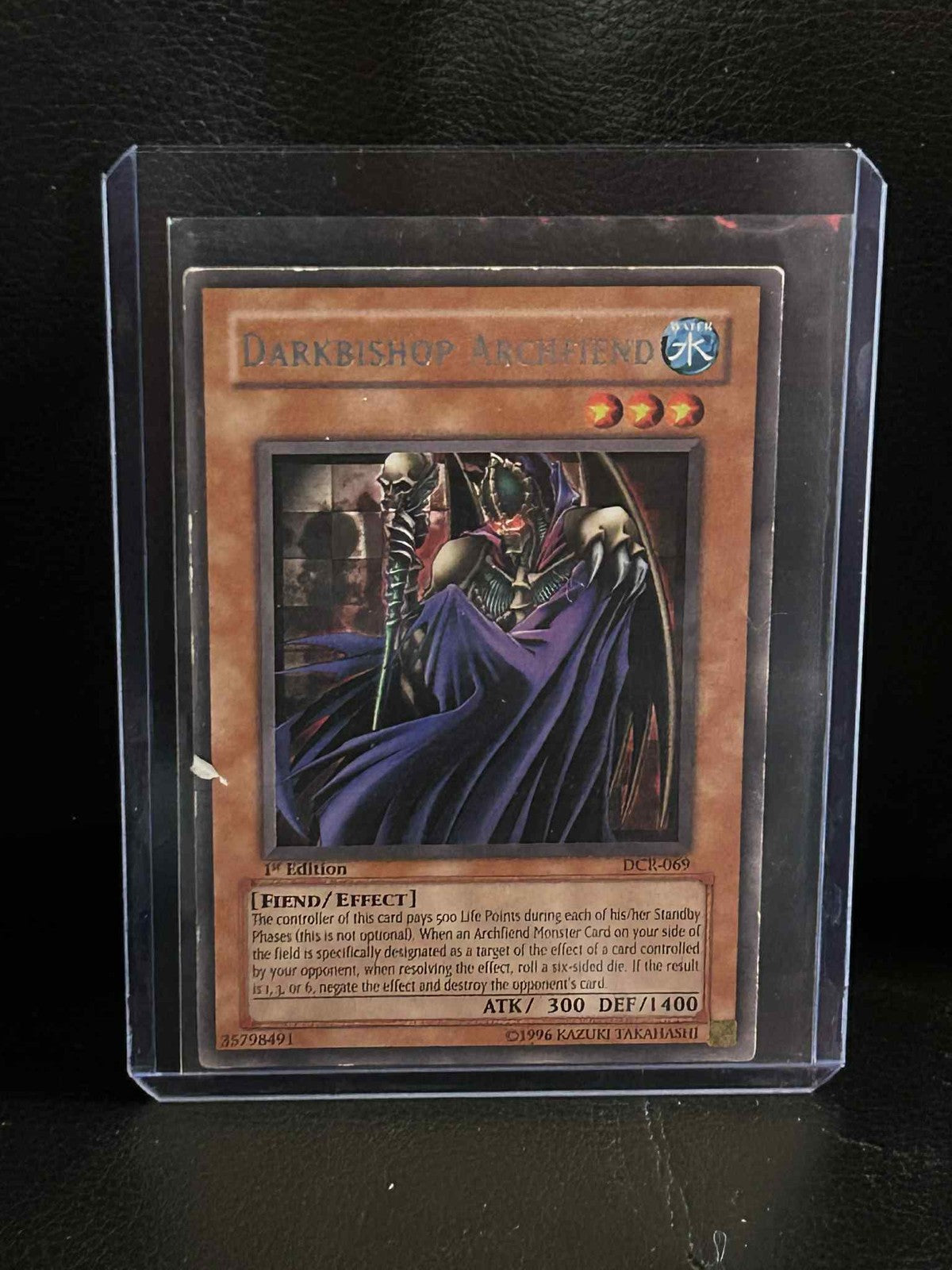 Darkbishop Archfiend - DCR-069 - Rare - 1st Edition Dark Crisis Yu-Gi-Oh! Heavil